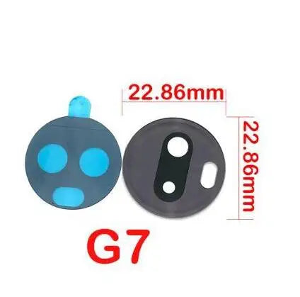 New For Motorola Moto G4 G5 G5s G6 G7 Play Plus Power Back Rear Camera Glass Lens With Sticker Replacement Motorola phone repair parts