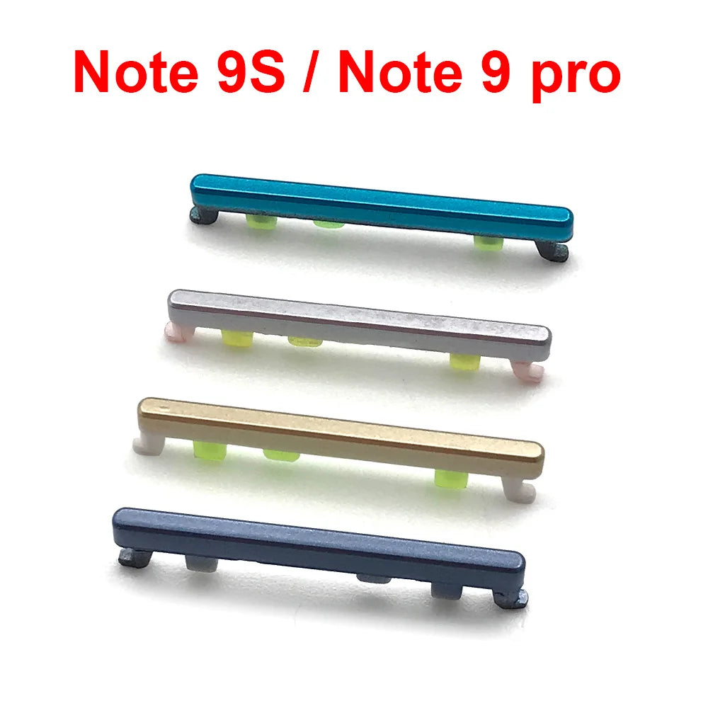 For Xiaomi Redmi Note 7 Pro SIde Volume Button + Power ON / OFF Buttton Key Set For Redmi Note 8 9 9S Pro Replacement Parts Xiaomi  Xiao mi phone repair parts