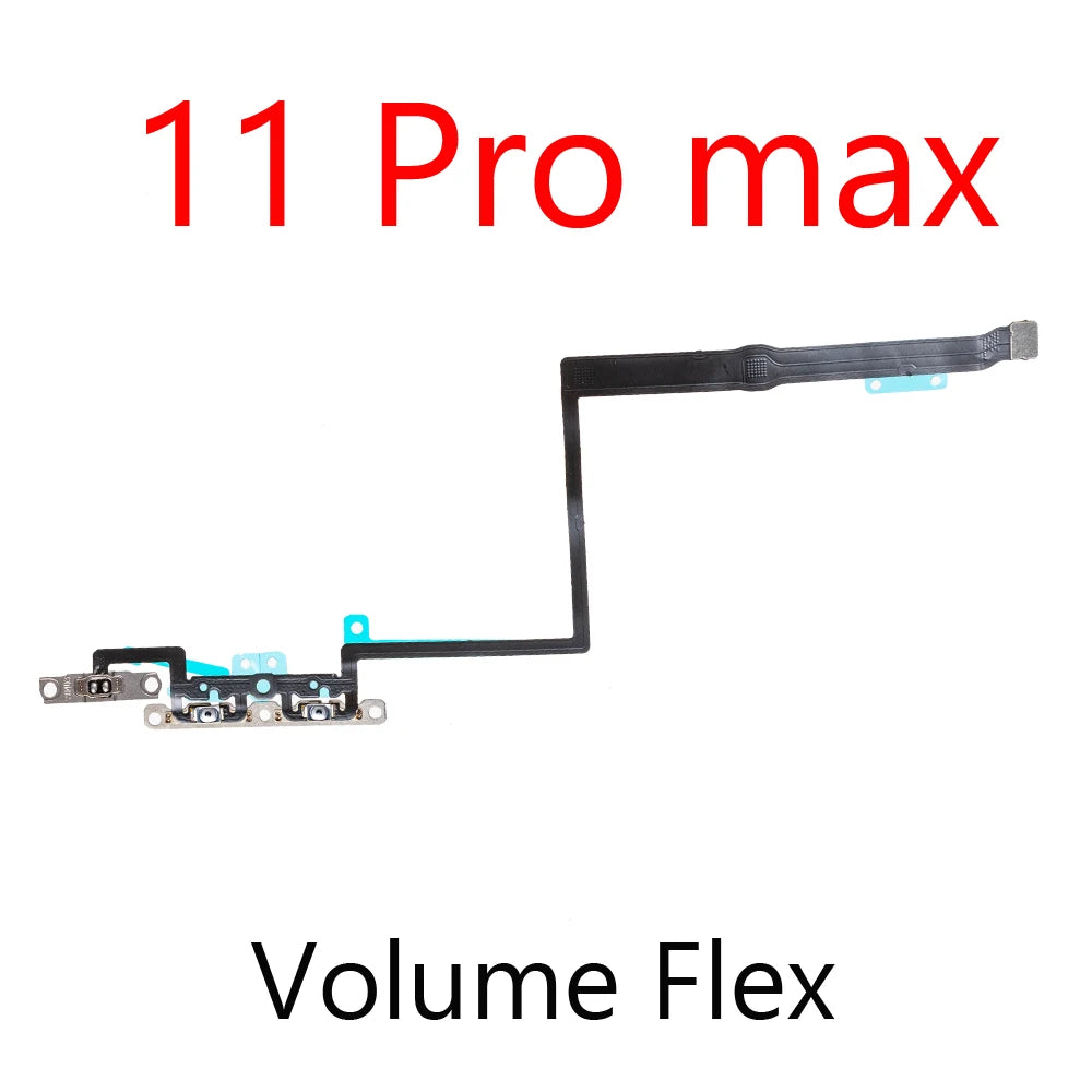 ON OFF Power Side Button Flex Cable With Flash Light For iPhone 11 11 pro 11 pro max Replacement Parts iPhone phone repair parts