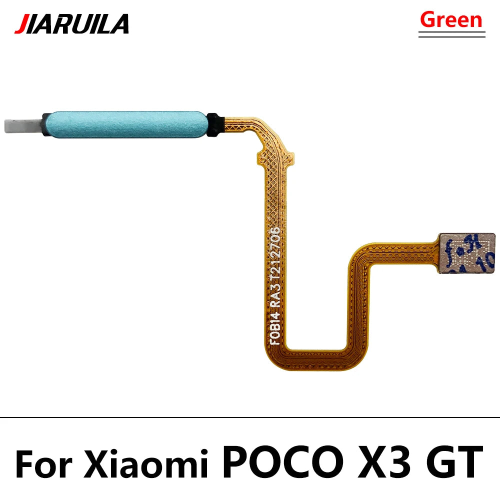 New Fingerprint Scanner For Xiaomi Poco M3 F3 X3 GT Pro Home Button Fingerprint Menu Return Key Sensor Flex Cable For Redmi 9T  Xiaomi  Xiao mi phone repair parts