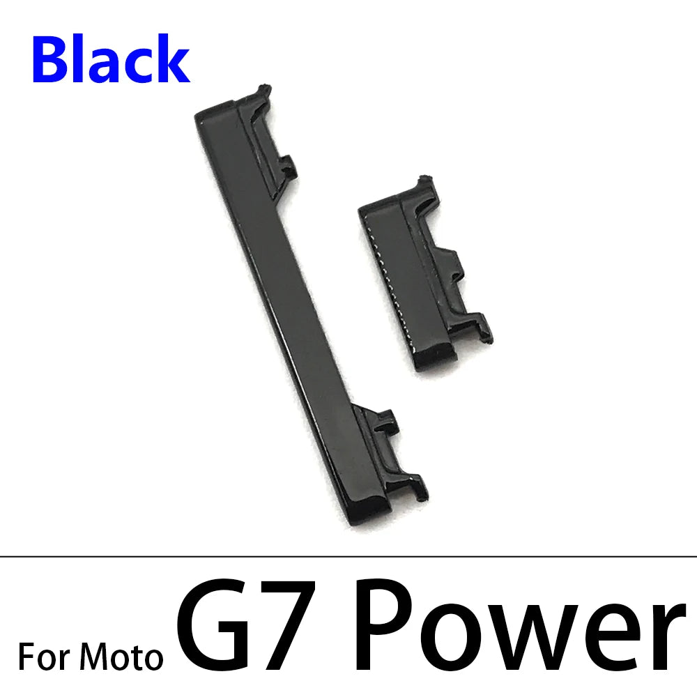 10Pcs Power Button Volume Side Key For Motorola For Moto G5 G7 G6 G8 G9 Plus Play Power Motorola phone repair parts