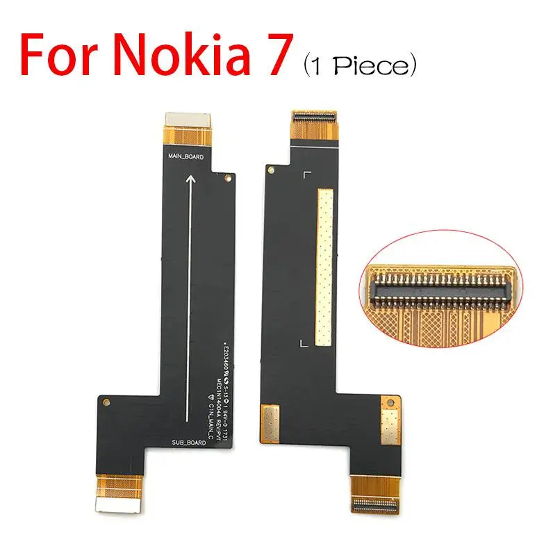 Main Board Motherboard Connector Board Flex Cable For Nokia 2 2.1 3 3.1 Plus 5 5.1 6 6.1 7 7.1 8 X5 X6 X7 Mainboard Nokia phone repair parts