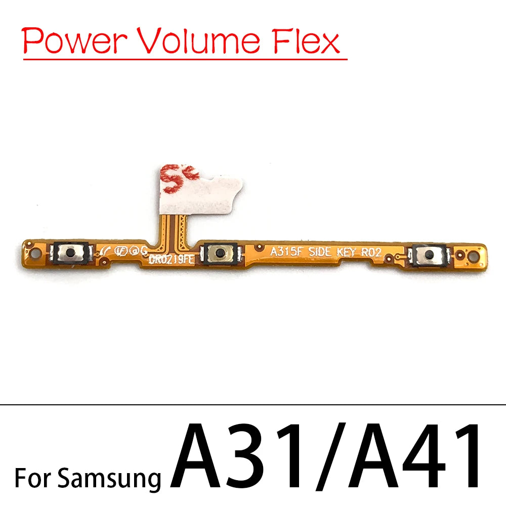Volume Power Switch On Off Button Key Flex For Samsung A10 A20 A30 A40 A50 A70 A01 A11 A10s A20s A21s A30s A51 A21 A31 A71 A02s Samsung phone repair parts