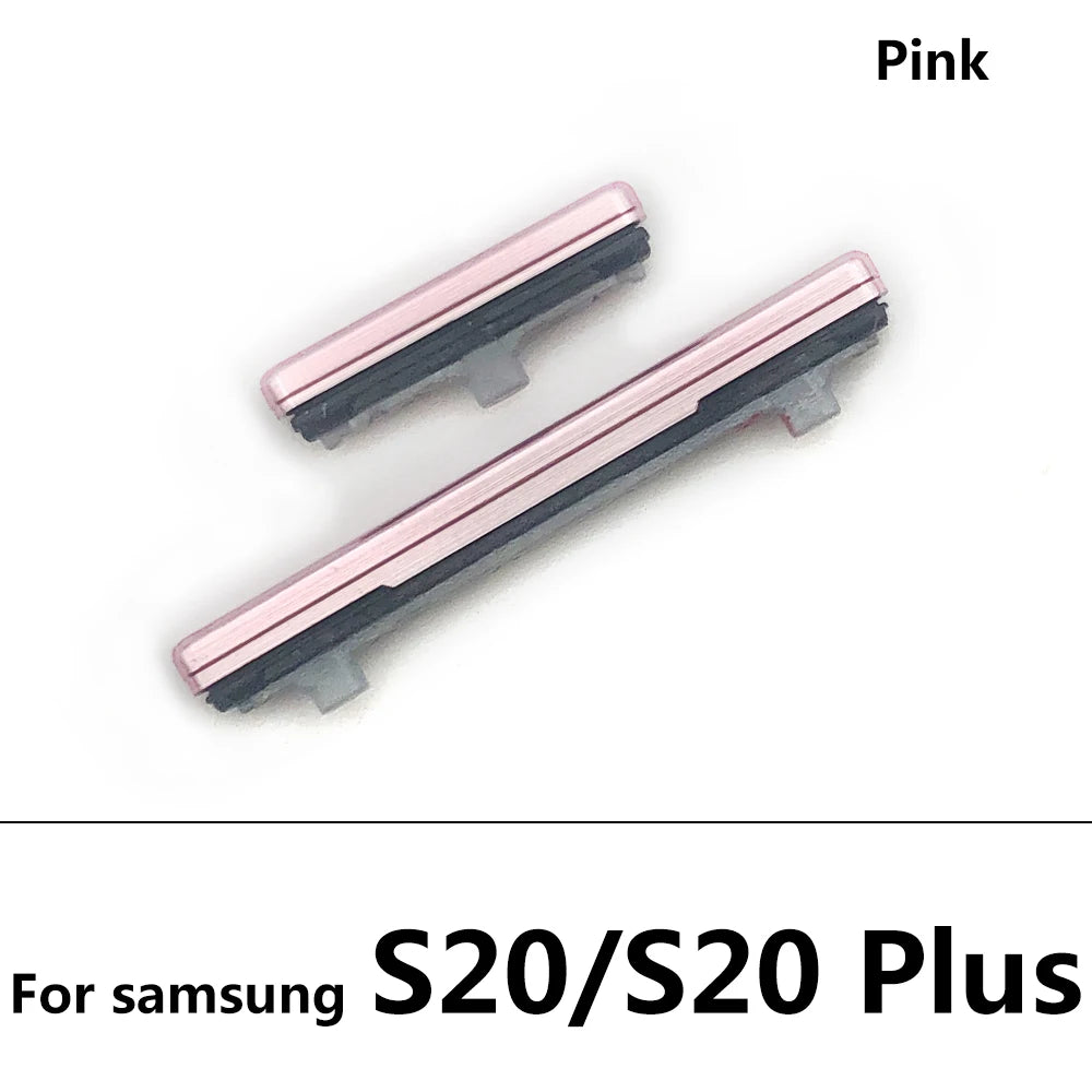 10Pcs/Lot, New Power Button + Volume Side Button For Samsung S20 / S20 Plus / S20 Ultra / S20 Fe Samsung phone repair parts