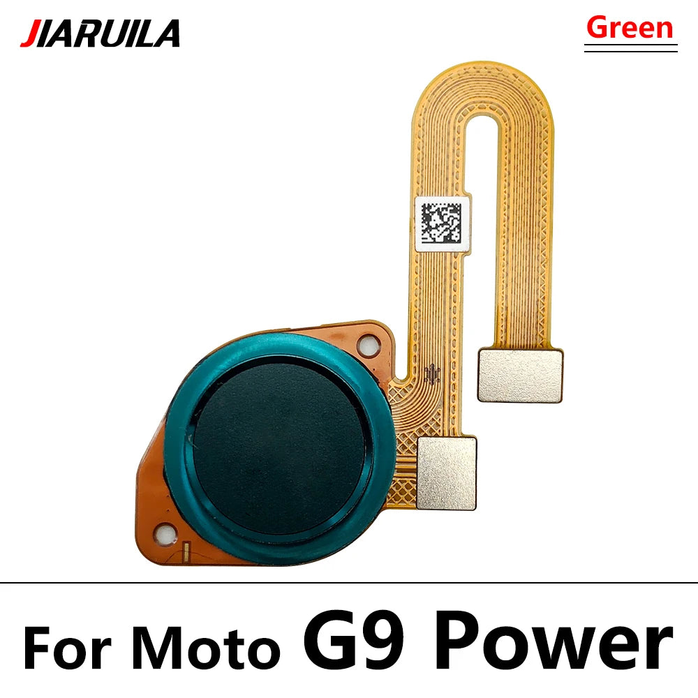 10Pcs/Lot, New For Motorola Moto G9 Plus Power Home Button FingerPrint Touch ID Sensor Flex Cable Ribbon Replacement Parts Motorola phone repair parts