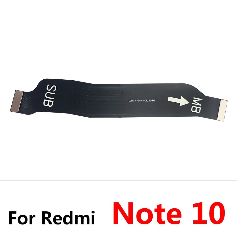 10Pcs/Lot, Main Board Motherboard Mainboard Flex Cable For Xiaomi Redmi 9 9A 9C 6 6A 8A Note 10 8 7 6 Pro Note 11 4G 5G  Xiaomi  Xiao mi phone repair parts