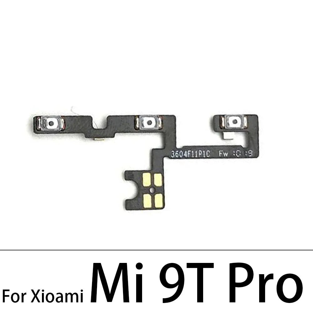 Power On Off Volume Side Button Key Flex Cable For Xiaomi Mi 8 9 se 11 Lite / Mi 9T 10T 10 Note 10 Pro Lite Replacement parts  Xiaomi  Xiao mi phone repair parts