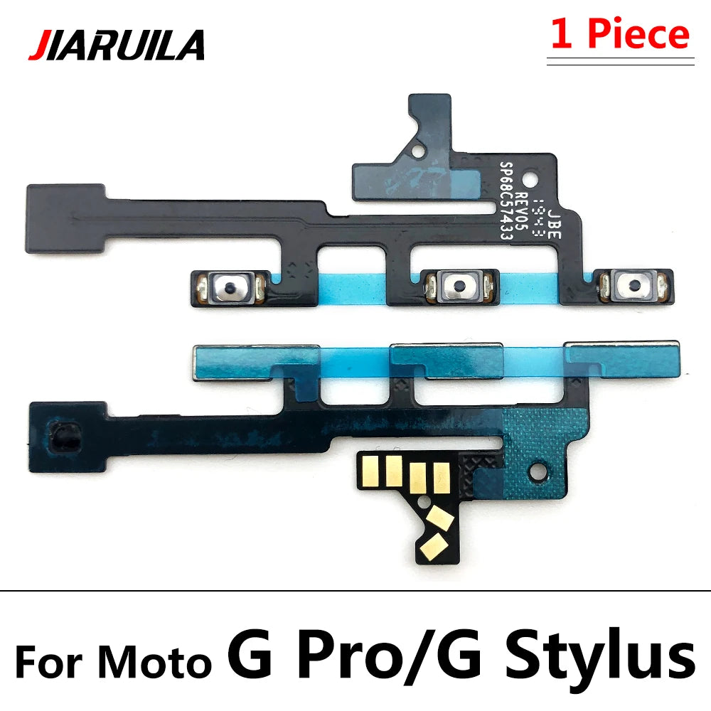 Power On Off Volume Side Button Key Flex Cable For Motorola Moto G 5G Plus Power Stylus Play Pure 2021 2022 Motorola phone repair parts