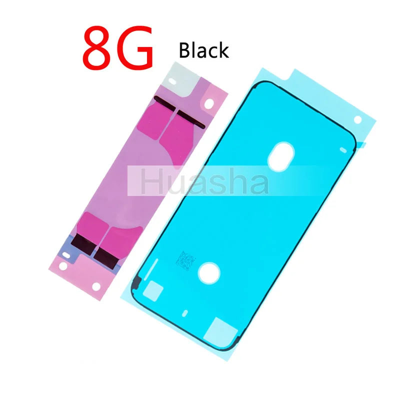 2pcs/set Battery Adhesive Sticker Strips + LCD Display Waterproof Seal Adhesive Sticker for iPhone 6S 7 8 Plus X iPhone phone repair parts