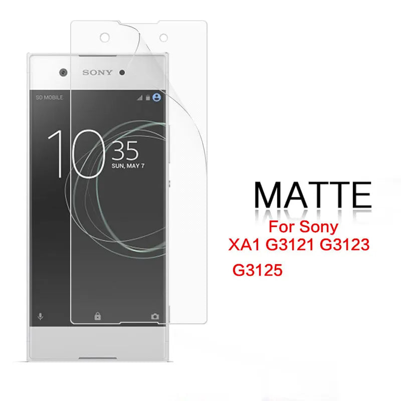 HD Front Clear Glossy Film For Sony X Compact Mini XA XA1 XA2 XZ XZ1 Compact Premium Ultra Plus Matte Film Anti-Glare Cover Sony phone repair parts