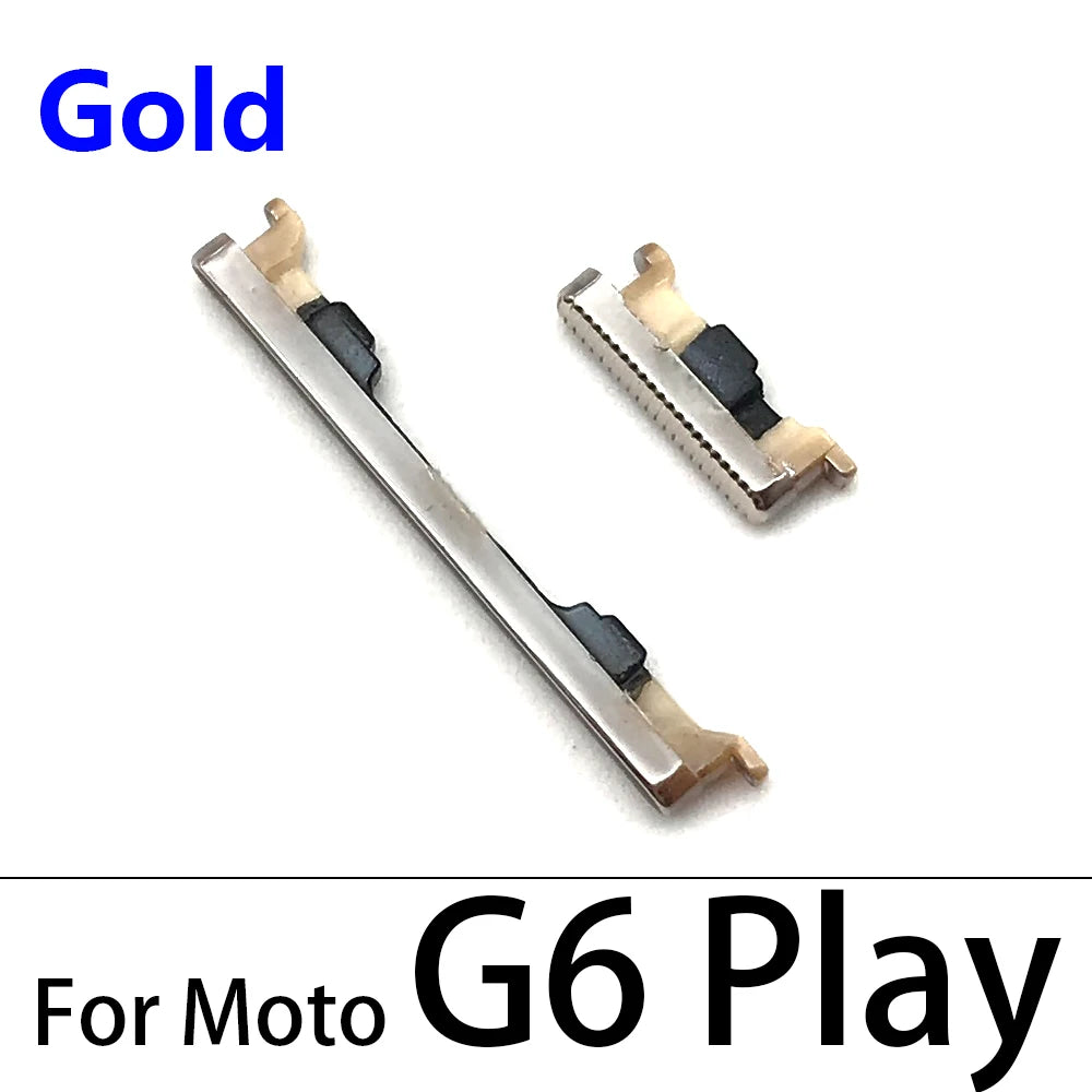 New For Motorola Moto G6 Play G4 G5 G5S G6 Plus Volume Power Button Side Key Motorola phone repair parts