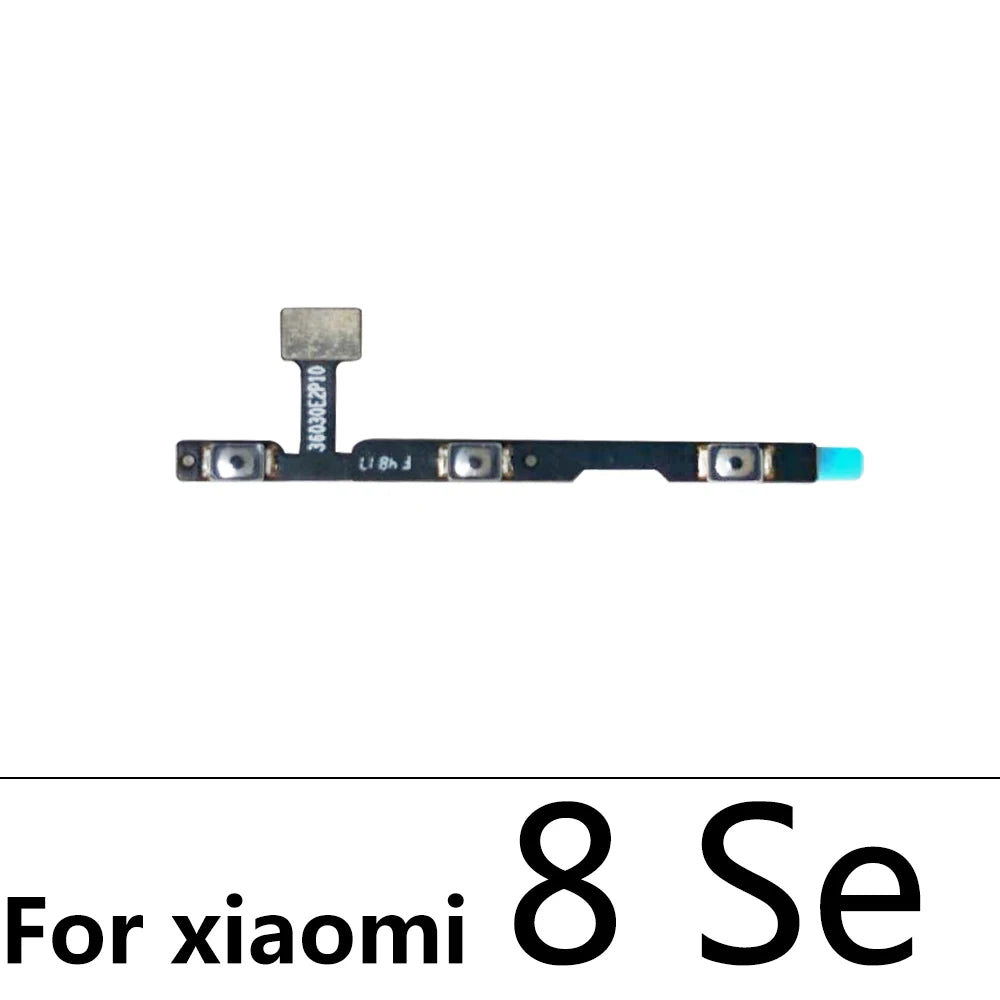 Power On Off Volume Side Button Key Flex Cable For Xiaomi Mi 8 9 se 11 Lite / Mi 9T 10T 10 Note 10 Pro Lite Replacement parts  Xiaomi  Xiao mi phone repair parts