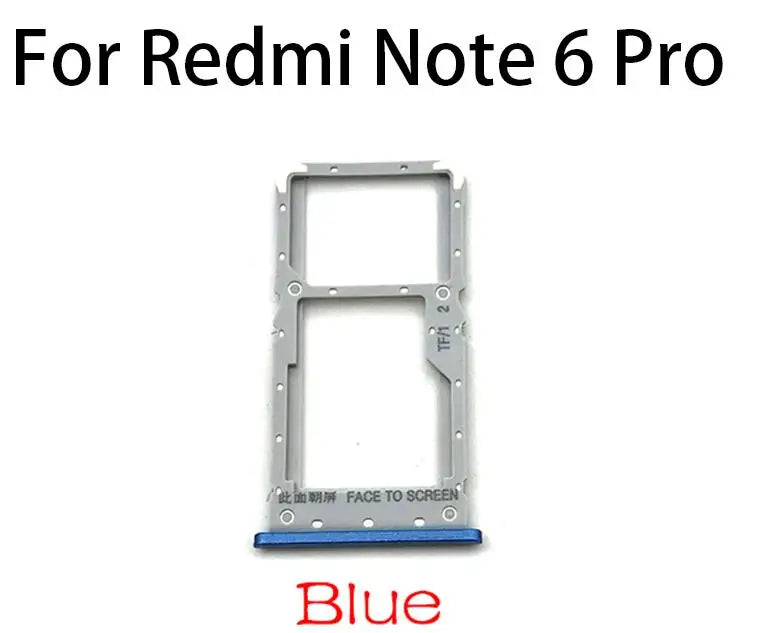 New SIM Card Tray Slot Holder For Xiaomi Redmi Note 5 6 8 7 Pro Replacement Parts  Xiaomi  Xiao mi phone repair parts
