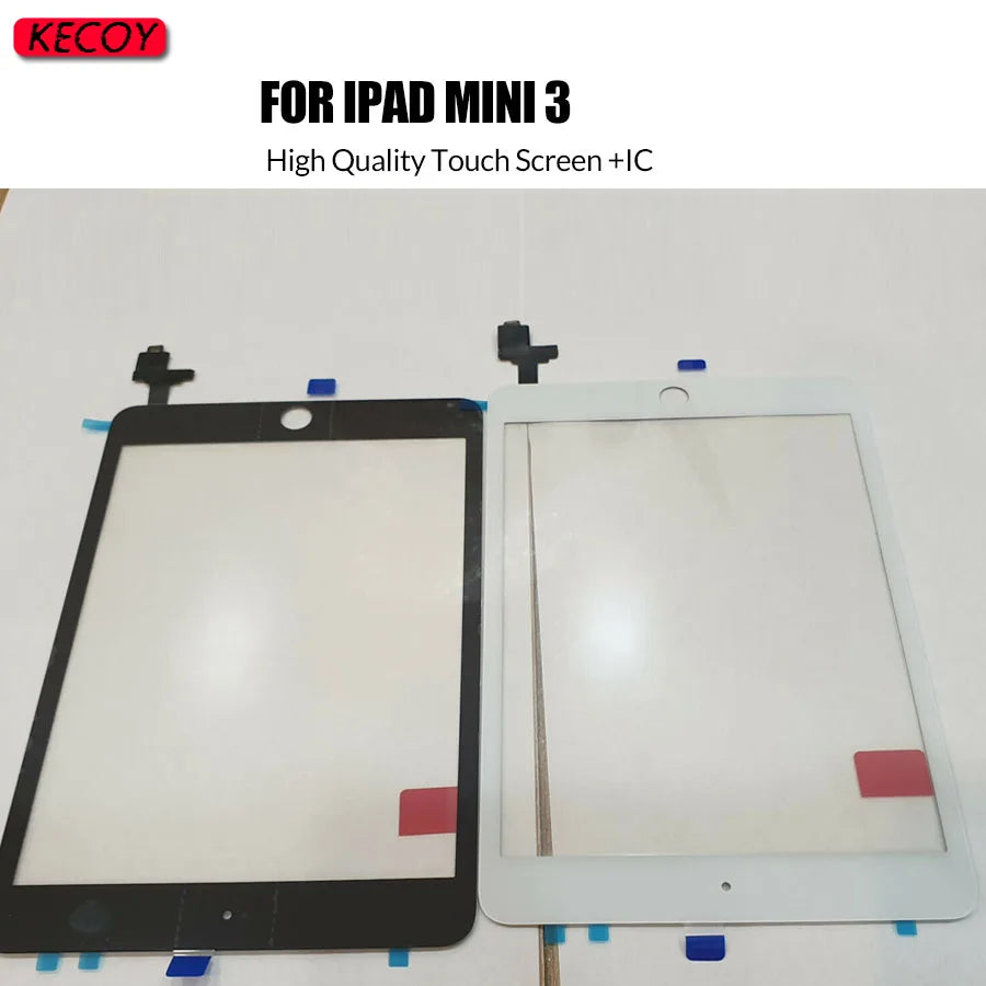 1Pcs Original Touchscreen For iPad Mini3 Touch Screen Front Glass Digitizer +IC Conector A1599 A1600 A1601 Panel  iPad repair parts