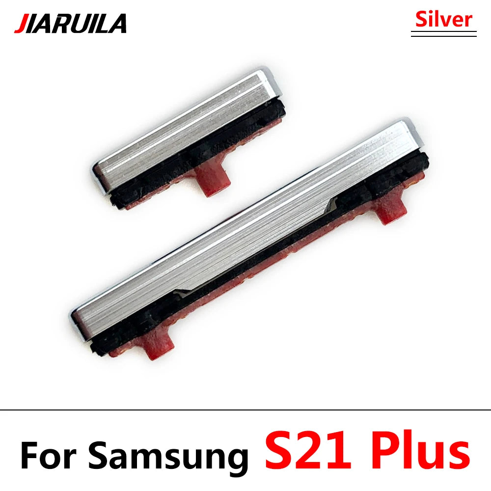 10Pcs, Side Keys Key Power and Volume Buttons Button For Samsung S21 / S21 Plus / S21 Ultra / S21 Fe Replacement Parts Samsung phone repair parts