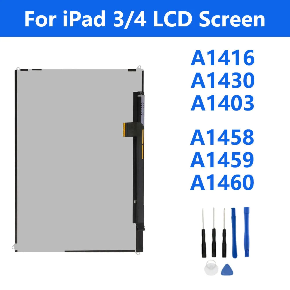 For Apple iPad 2 IPad3 IPad4 A1397 A1395 A1416 A1403 A1459 A1460 LCD Display Touch Screen Digitizer Panel Assembly Replacement  iPad repair parts