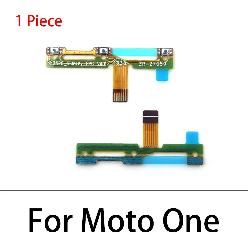 Power Volume Flex For Motorola For Moto One Zoom Hyper Vision Action Macro Fusion Plus / One 5G Power Button Flex Cable Motorola phone repair parts