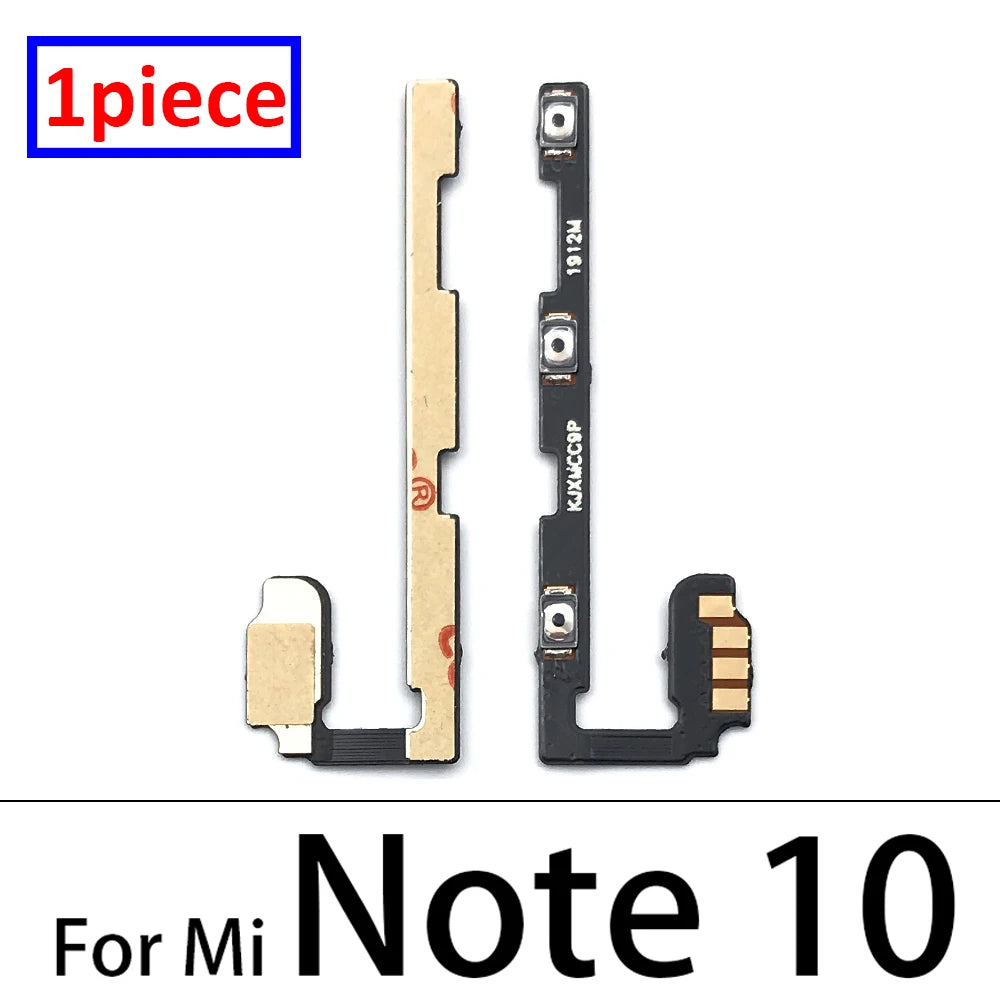 Power On Off Volume Side Button Key Flex Cable For Xiaomi Mi 8 9 se 11 Lite / Mi 9T 10T 10 Note 10 Pro Lite Replacement parts  Xiaomi  Xiao mi phone repair parts