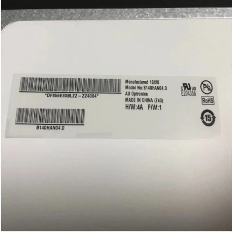 14 Inch 30 Pin Screen NV140FHM-N48 NV140FHM-N3K N4K N3B N4H N44 N45 B140HAN04.0 B140HAN04.5 N140HCA-EAC IPS Laptop Screen