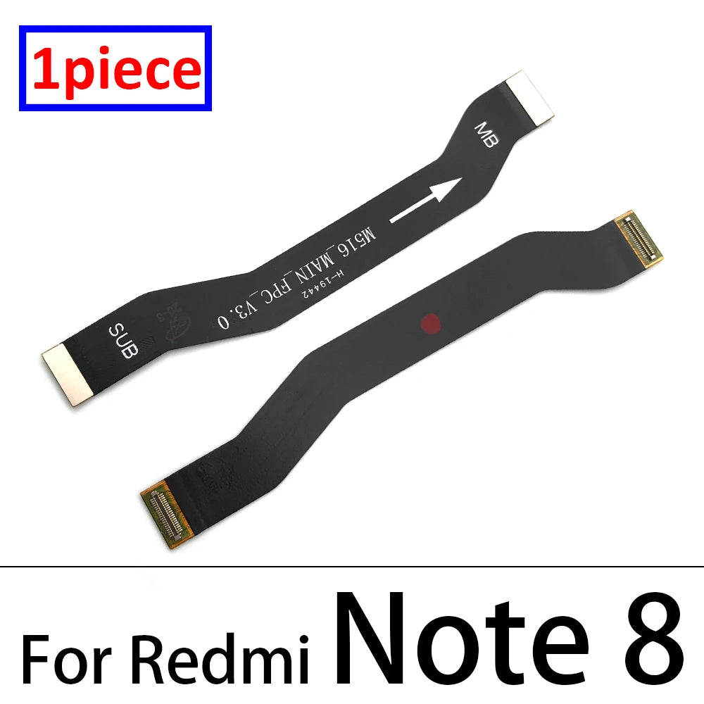 10Pcs/Lot, Main Board Motherboard Mainboard Flex Cable For Xiaomi Redmi 9 9A 9C 6 6A 8A Note 10 8 7 6 Pro Note 11 4G 5G  Xiaomi  Xiao mi phone repair parts