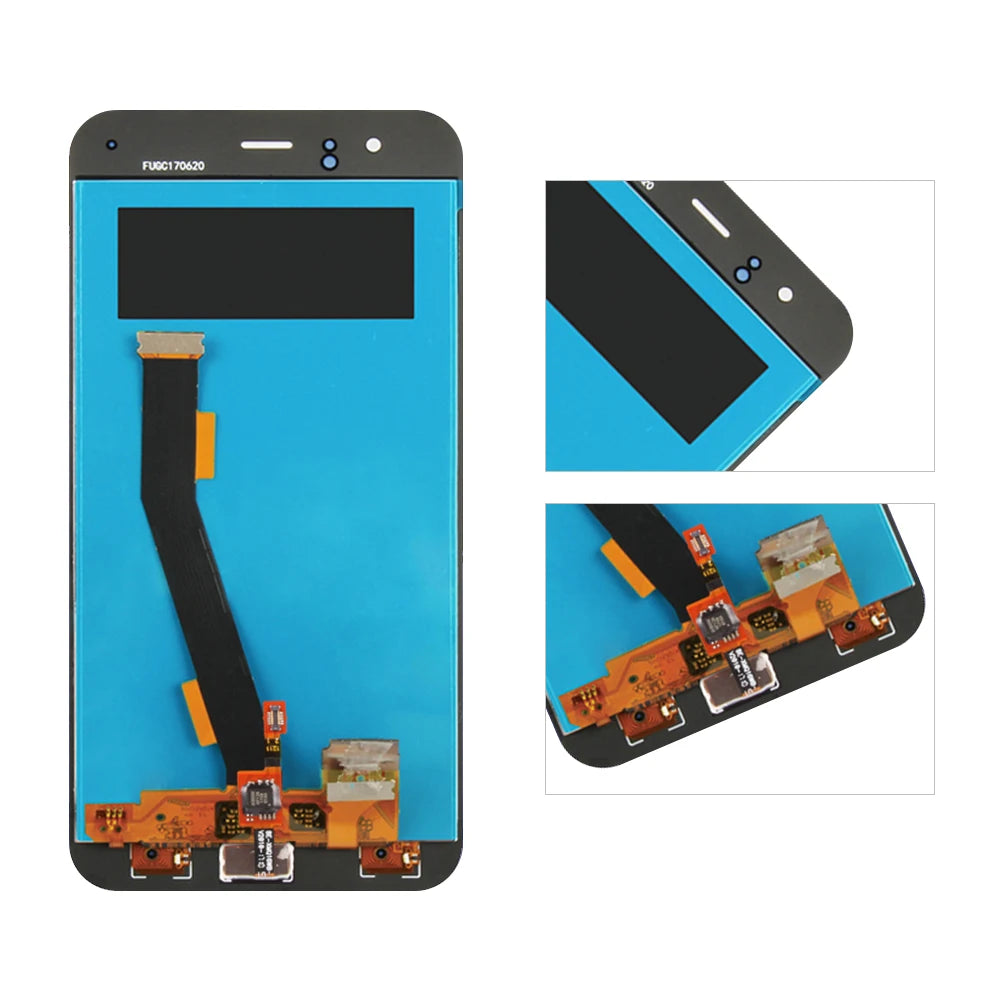 Mi 6 Display Screen with Frame, for Xiaomi Mi 6 MCE16 Lcd Display Digital Touch Screen with Frame for Xiaomi Mi6 Replacement Xiaomi phone repair parts