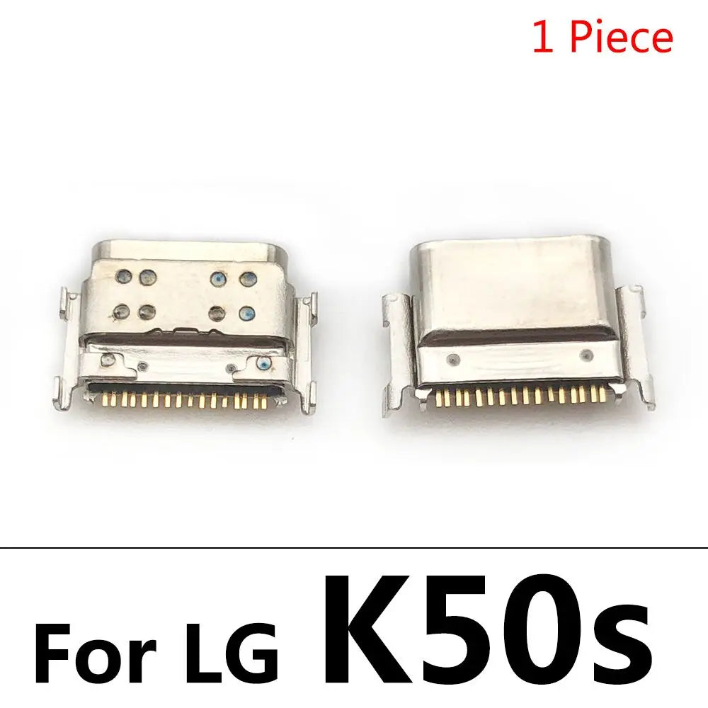 2Pcs, Charger Charging Connector USB Port Dock Connector For LG K9 K11 K4 K8 K12 Plus K50 K50s K41s K51 K51s k42 K52 K10 2017   LG phone repair parts