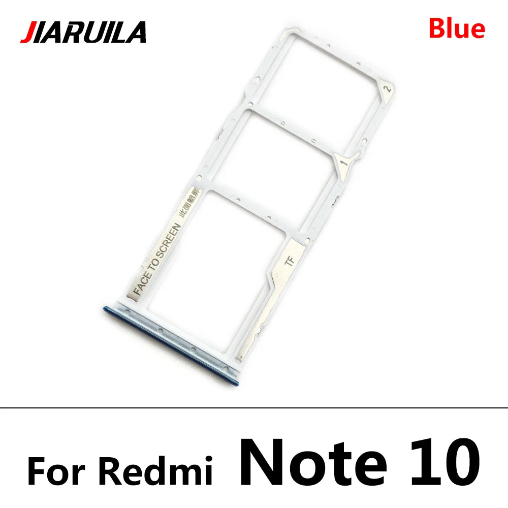 New SIM Card Tray Slot Holder For Xiaomi Redmi Note 7 9 9s 10 Pro Replacement Parts  Xiaomi  Xiao mi phone repair parts