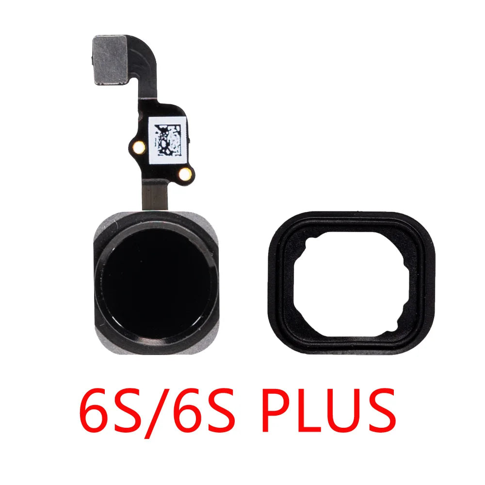 Home-Button Flex For iPhone 6 6s 5s SE Return Back Home Button With Flex Cable Rubber Sticker Repair Parts iPhone phone repair parts