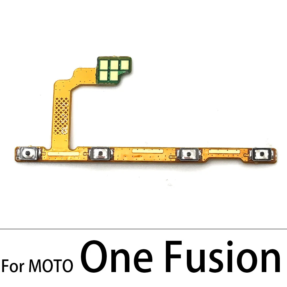 50Pcs, Volume Button Power Switch On Off Button Flex Cable For Motorola Moto G5 G6 G8 G7 G9 Plus Play Power Lite Motorola phone repair parts