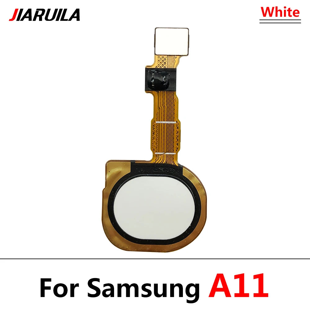Fingerprint Scanner For Samsung A11 A31 A51 A71 A20 A30 A40 A50 A70 Home Button Fingerprint Menu Return Key Sensor Flex Cable Samsung phone repair parts