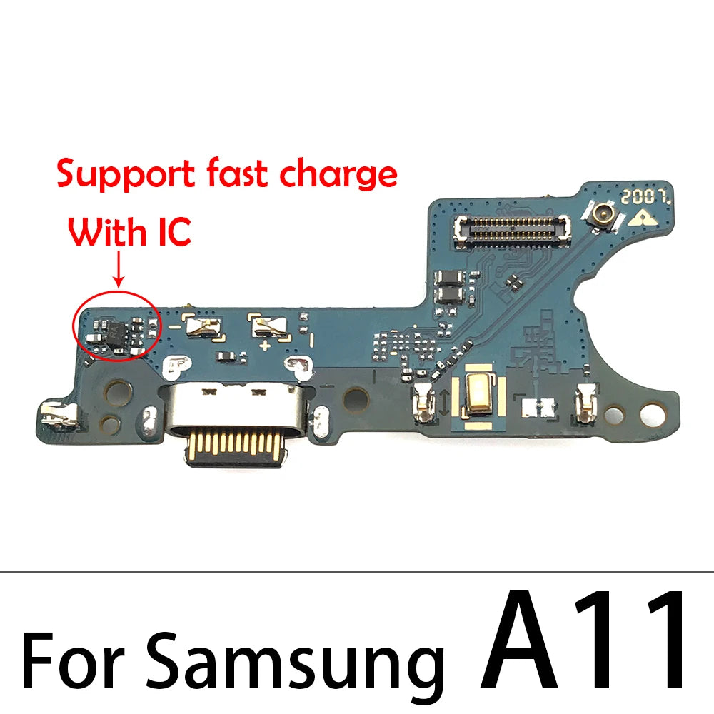 USB Charging Dock Connector Board Flex Cable For Samsung A70 A50 A40 A30 A20 A10 A11 A01 A21s A31 A51 A71 A30s A50s Link Samsung phone repair parts