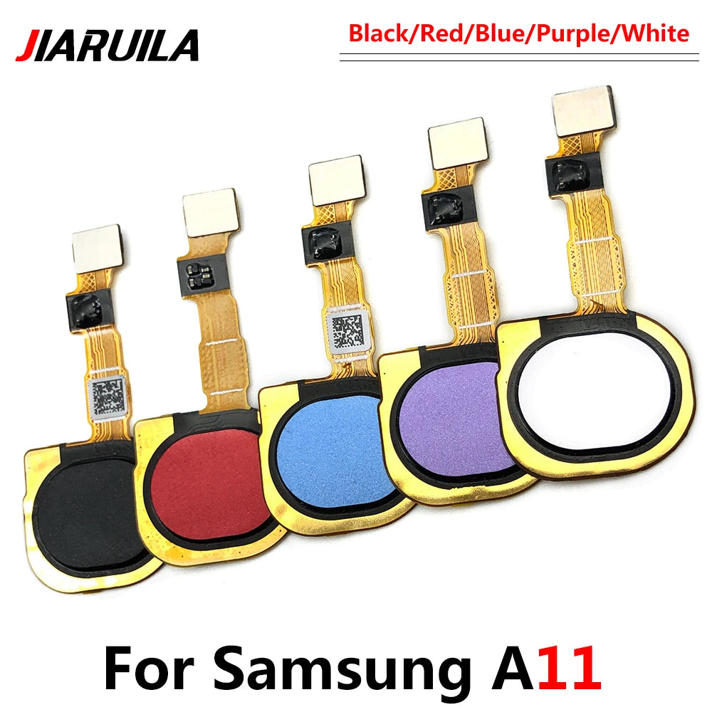 Fingerprint Scanner For Samsung A11 A31 A51 A71 A20 A30 A40 A50 A70 Home Button Fingerprint Menu Return Key Sensor Flex Cable Samsung phone repair parts