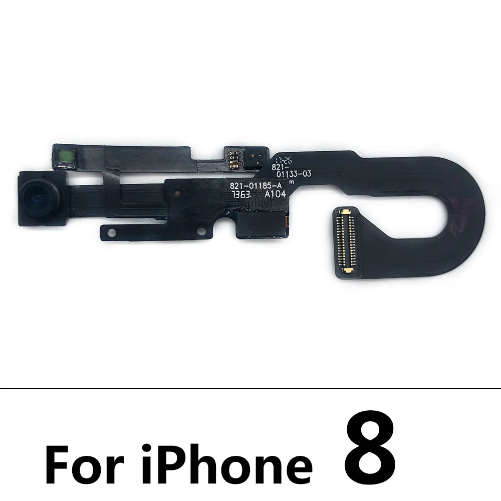 10Pcs Front Camera Flex Cable for iPhone 11 12 Pro Max 7 8 Plus Facing Small Cam Light Proximity Sensor Repair Parts iPhone phone repair parts