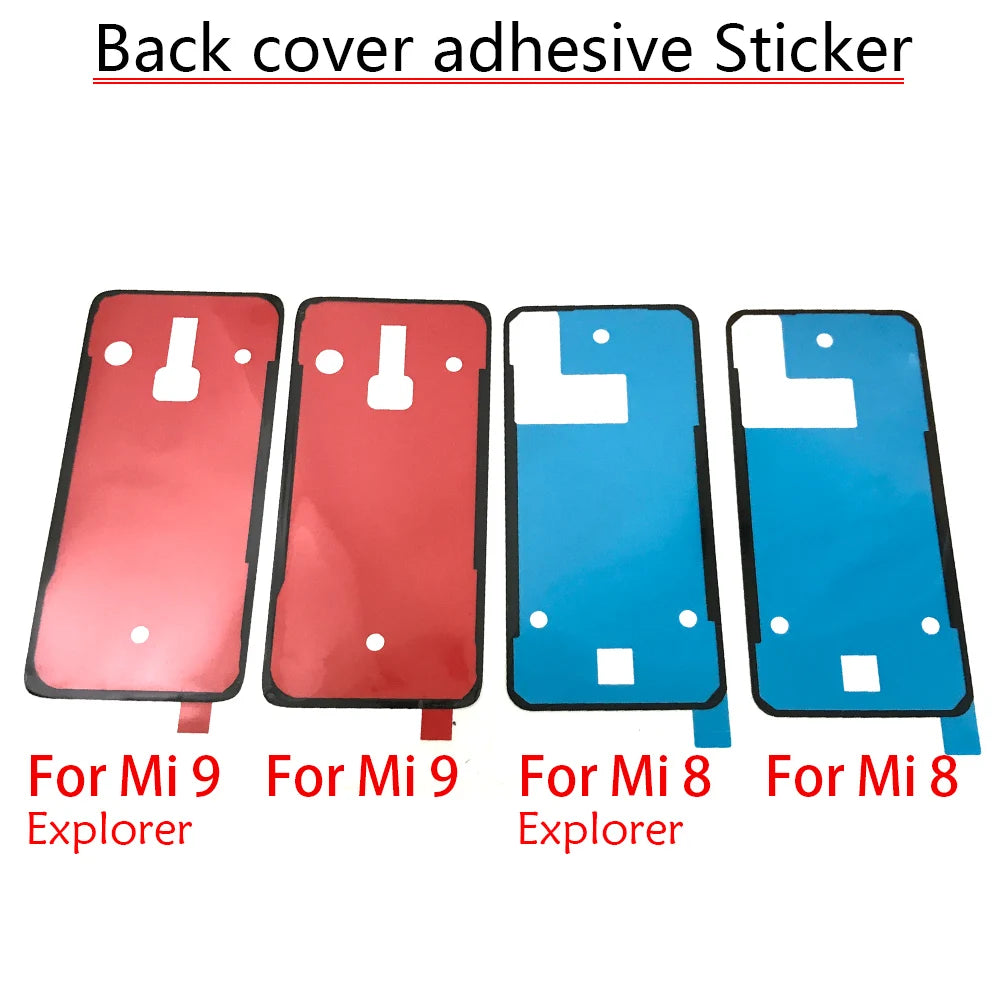 Back Glass cover Adhesive Sticker Stickers glue For Xiaomi Mi 8 9 10 lite 10T Note 10 A3 CC 9 9e Mi8 Mi9 F2 Pro  Xiaomi  Xiao mi phone repair parts