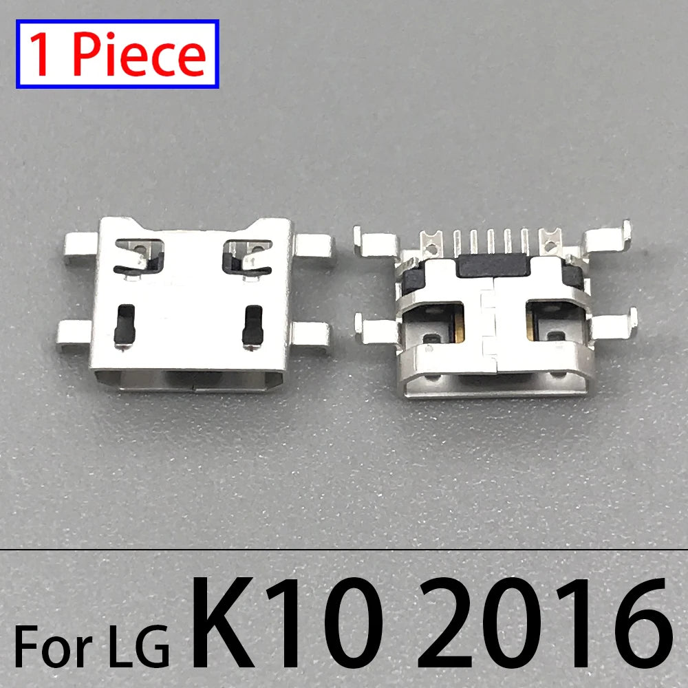 2Pcs, Charger Charging Connector USB Port Dock Connector For LG K9 K11 K4 K8 K12 Plus K50 K50s K41s K51 K51s k42 K52 K10 2017   LG phone repair parts
