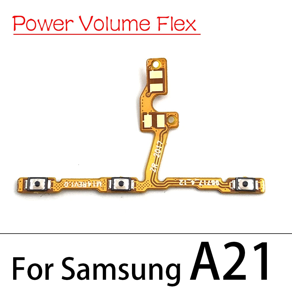 Volume Power Switch On Off Button Key Flex For Samsung A10 A20 A30 A40 A50 A70 A01 A11 A10s A20s A21s A30s A51 A21 A31 A71 A02s Samsung phone repair parts