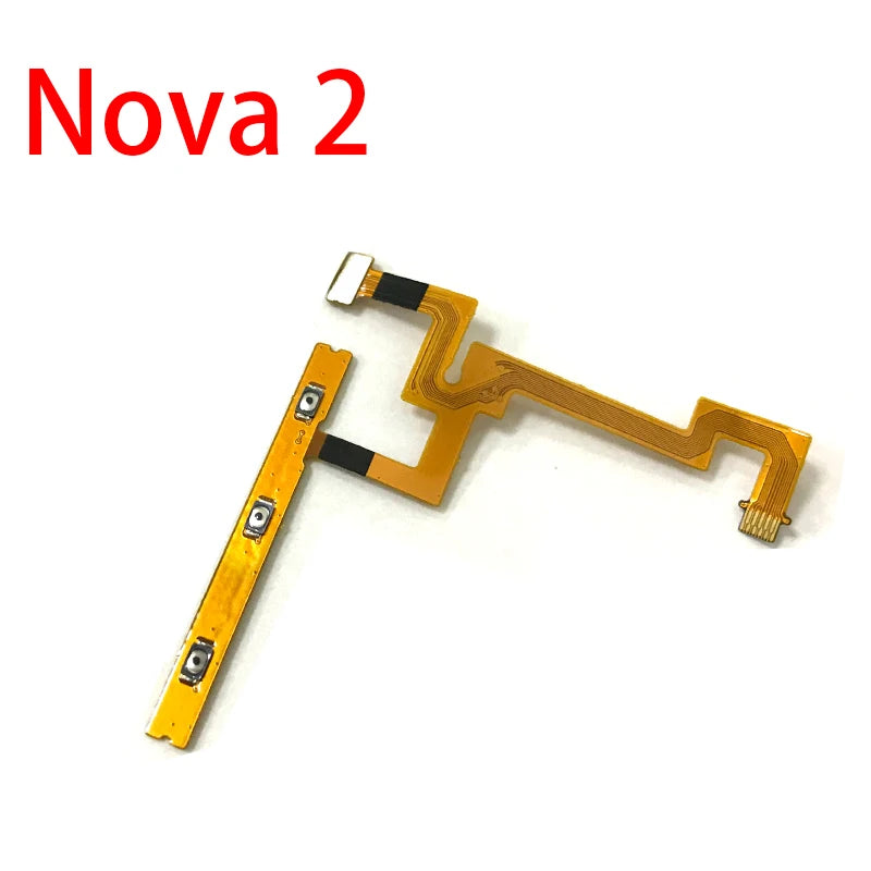 Power Switch On/Off Button Volume Key Button Flex Cable For Huawei Nova 2 Plus 2S 3 3i 3e 4 4e 5 5i Pro Huawei phone repair parts