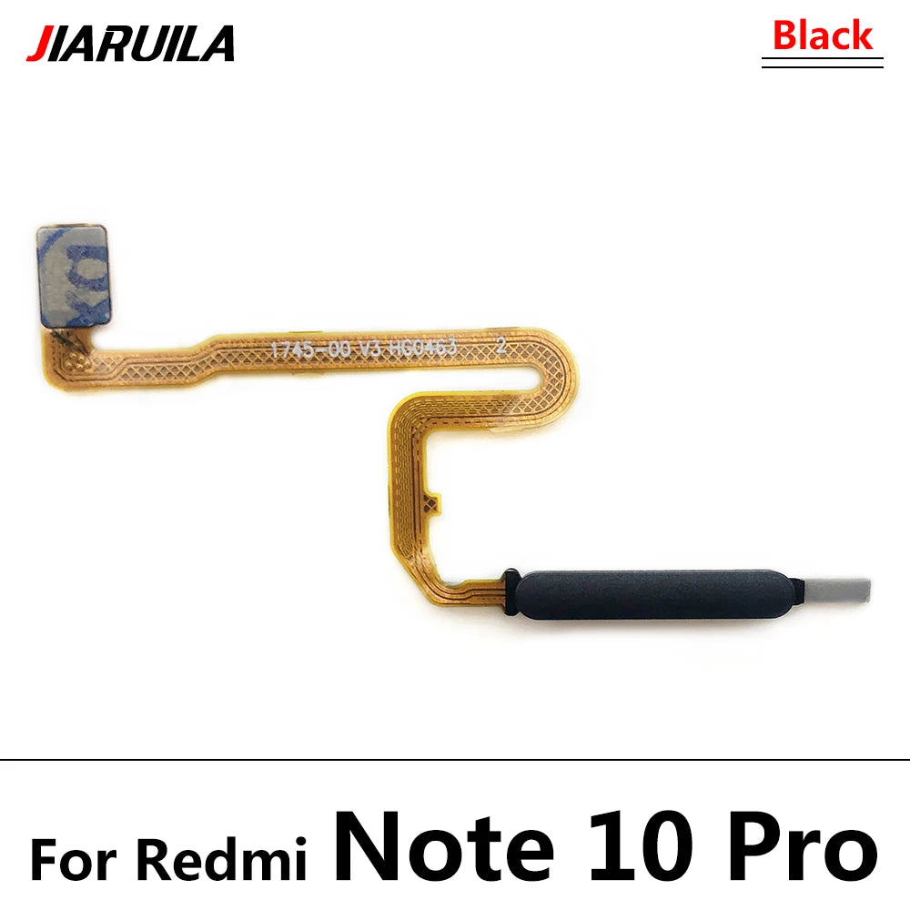 Fingerprint Scanner For Xiaomi Redmi Note 10 10s Pro 4G 5G Home Button Fingerprint Menu Return Key Sensor Flex Cable  Xiaomi  Xiao mi phone repair parts