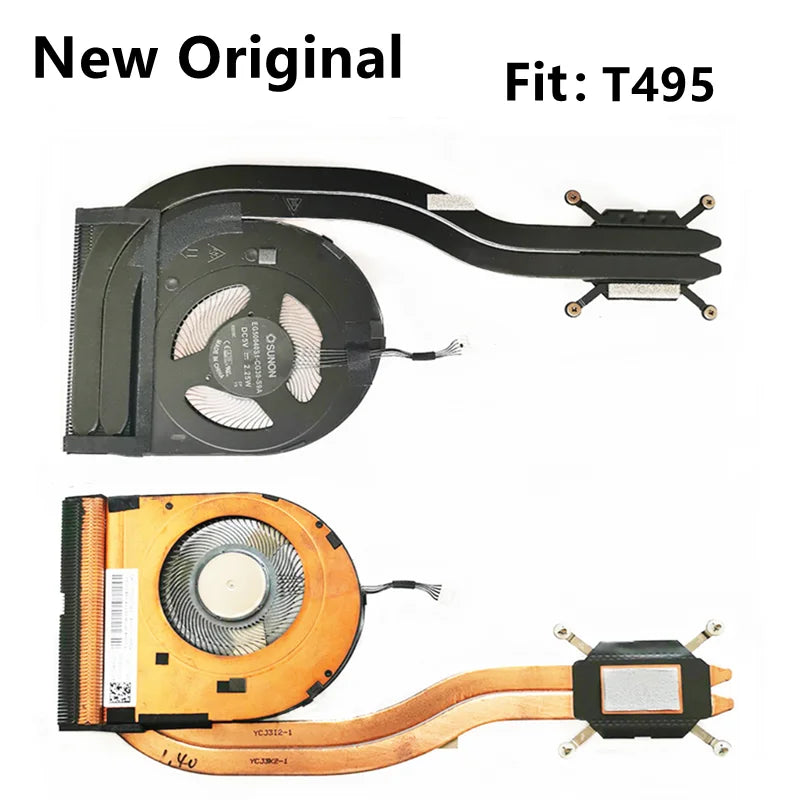 New Original For Laptop Lenovo Thinkpad T495 T14 P14s Gen1/2 AMD CPU Cooling Fan Heatsink Radiator UMA Cooler 02DL962 5H41B77187 Lenovo laptop repair parts
