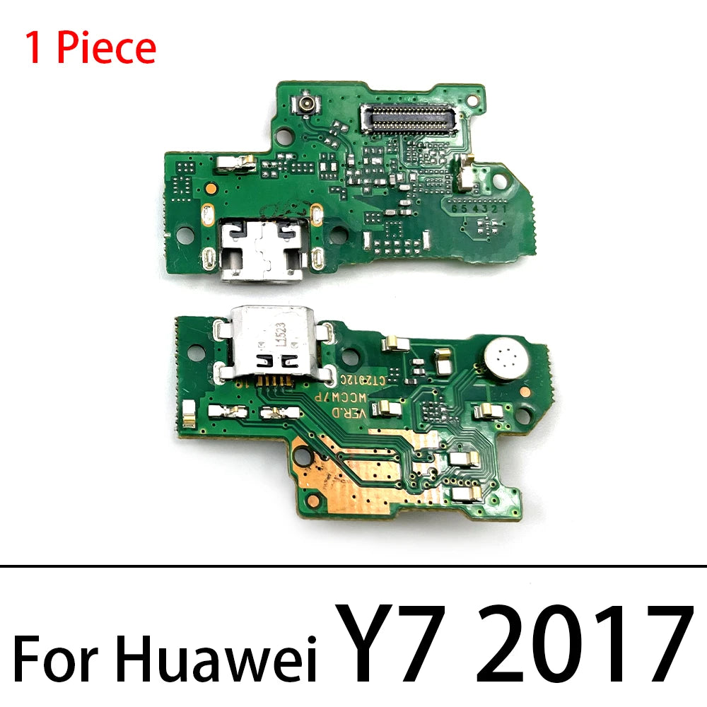 USB Charging Charge Connector Plug Dock Port Flex Cable For Huawei Y5 Y6 Y7 Y9 Prime 2017 2018 2019 Y6P Y6s Y7P Y8P Y9s Y7A 2020 Huawei phone repair parts