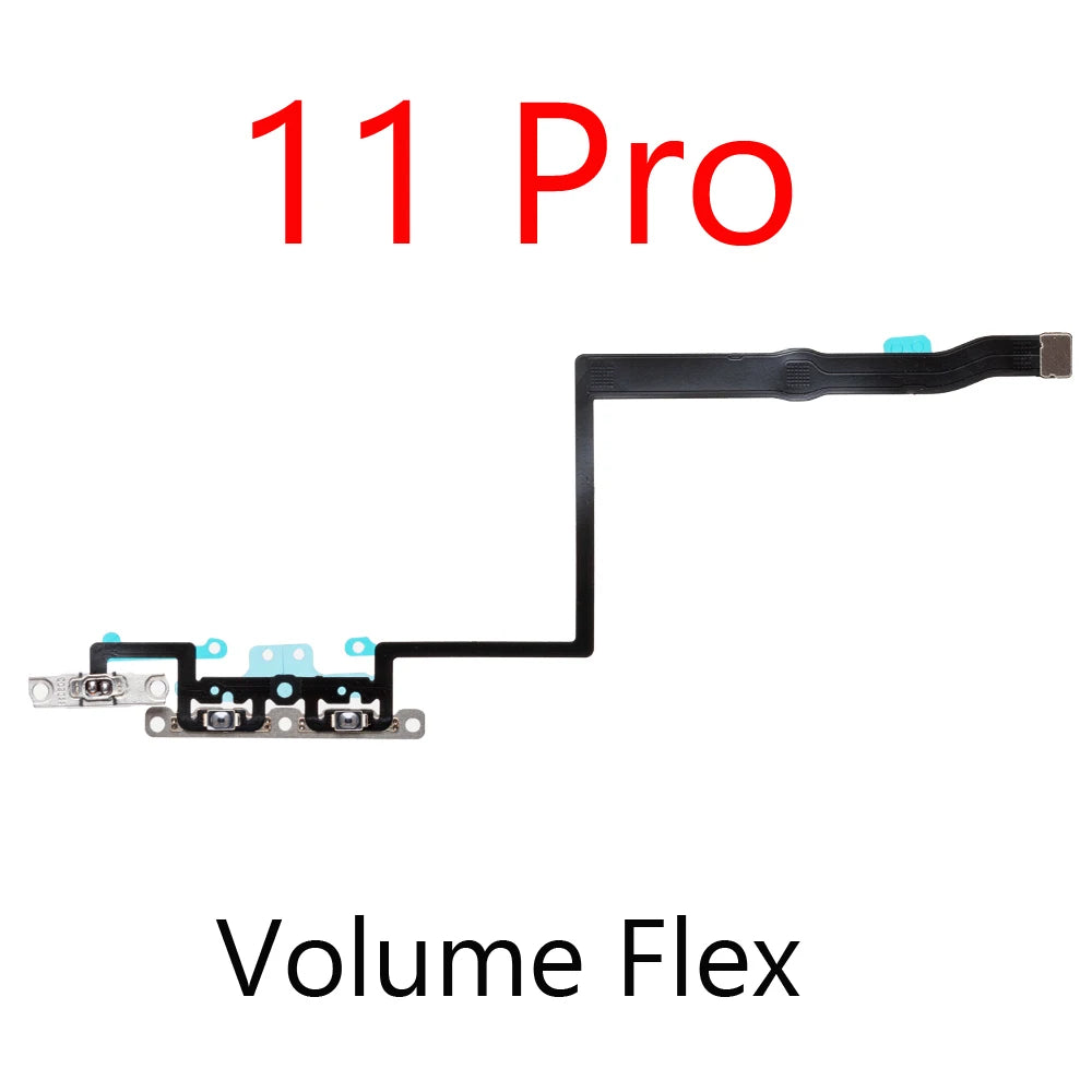 ON OFF Power Side Button Flex Cable With Flash Light For iPhone 11 11 pro 11 pro max Replacement Parts iPhone phone repair parts