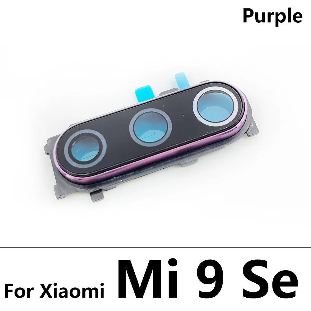 New For Xiaomi Mi 9 Se Mi9 9 Back Rear Camera Glass Lens Frame Cover With Adhensive  Xiaomi  Xiao mi phone repair parts