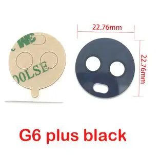 New For Motorola Moto G4 G5 G5s G6 G7 Play Plus Power Back Rear Camera Glass Lens With Sticker Replacement Motorola phone repair parts
