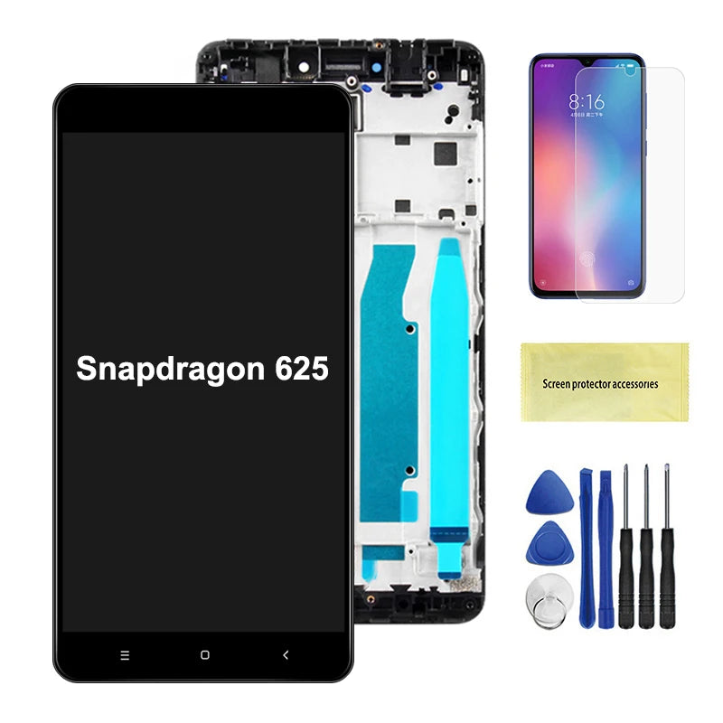 Screen for Xiaomi Redmi Note 4/ Redmi Note 4X Global Snapdragon 625 Lcd Display Touch Screen Assembly for Redmi Note 4 2016100 Xiaomi phone repair parts