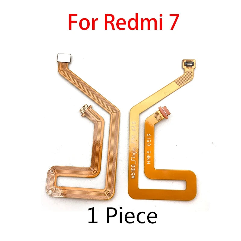 Home Button Fingerprint Touch Id Sensor Connector Flex Cable For Xiaomi Redmi 7 8 8A / Redmi Note 7 / Mi Play  Xiaomi  Xiao mi phone repair parts