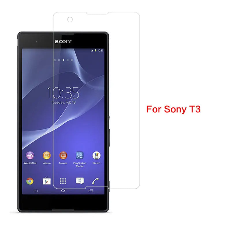 Tempered Glass Film For Sony T2 T3 C3 C4 C5 E1 E3 E4 E4G E5 X/XP XZ Premuium Screen Protector Front Clear Glass Film + Cloth Sony phone repair parts