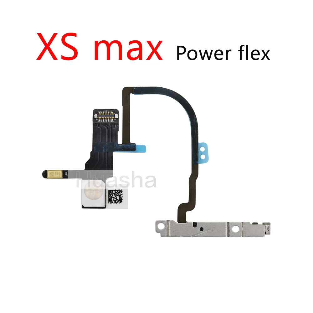 1pcs For iPhone X Xs Max XR  Mute & Volume Power Buttons key Switch Flex Cable Mobille Phone Repair Parts iPhone phone repair parts