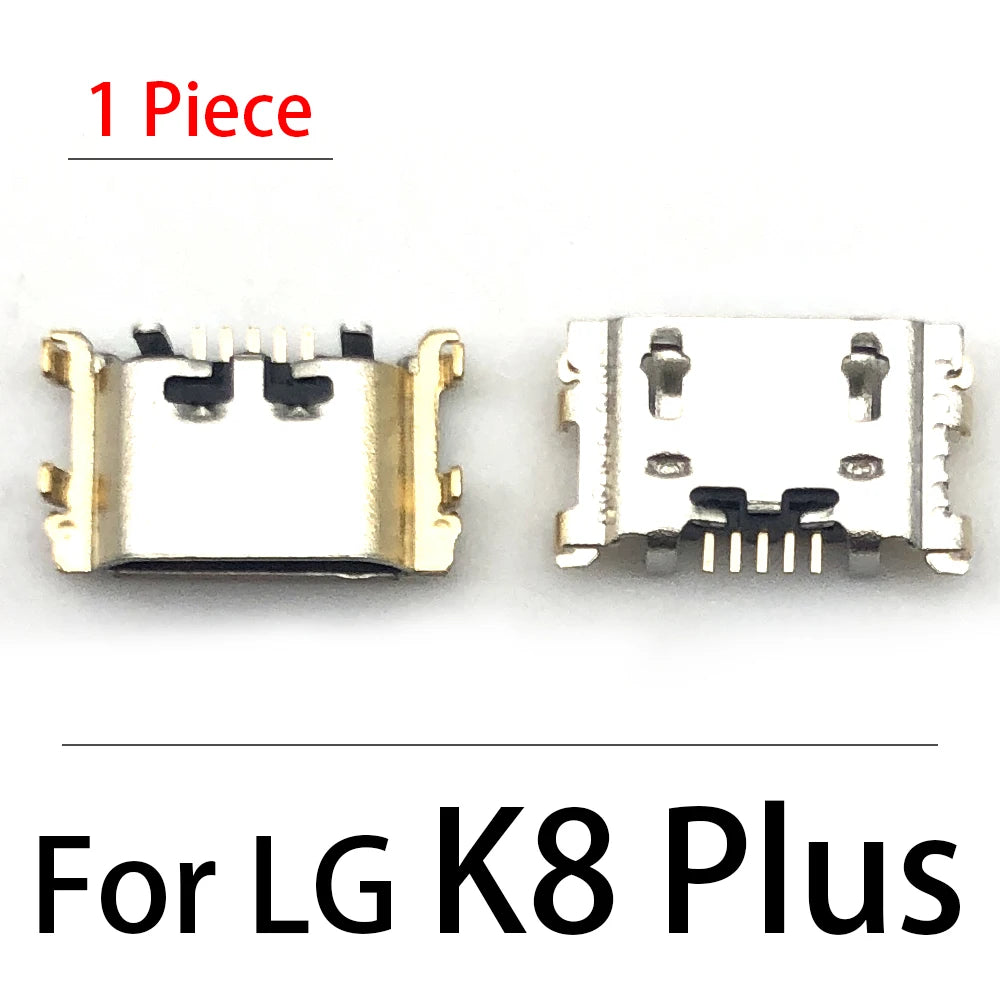 2Pcs, Charger Charging Connector USB Port Dock Connector For LG K9 K11 K4 K8 K12 Plus K50 K50s K41s K51 K51s k42 K52 K10 2017   LG phone repair parts