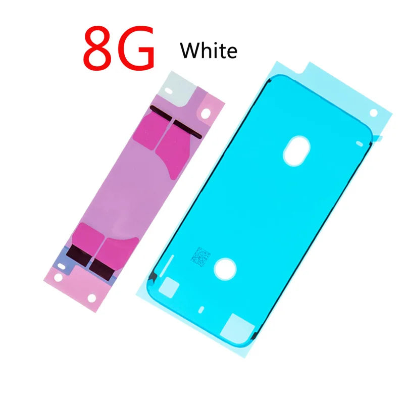 2pcs/set Battery Adhesive Sticker Strips + LCD Display Waterproof Seal Adhesive Sticker for iPhone 6S 7 8 Plus X iPhone phone repair parts