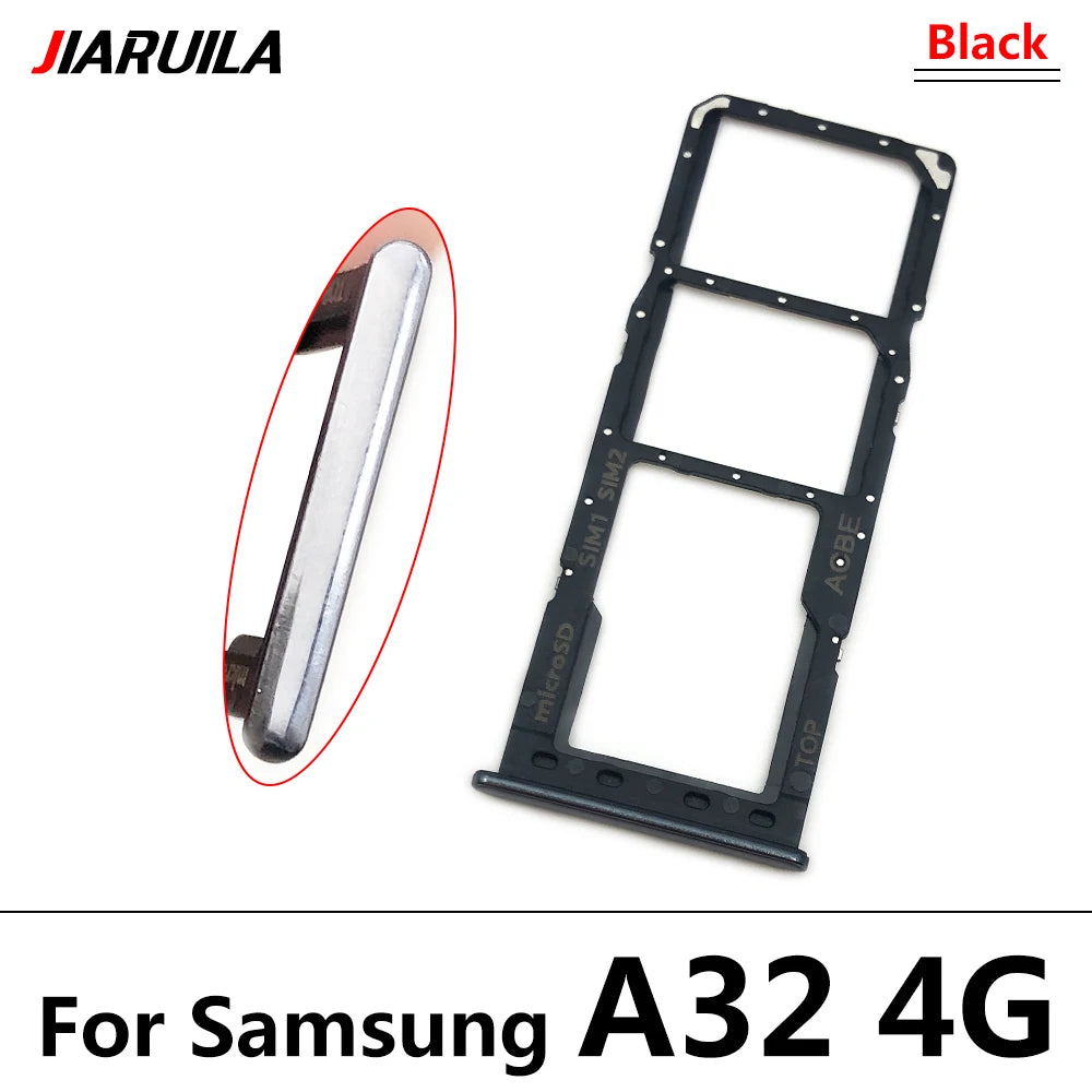 New Sim Card Tray Reader Socket Slot Holder For Samsung A32 A52 A72 4G 5G Replacement Part Samsung phone repair parts